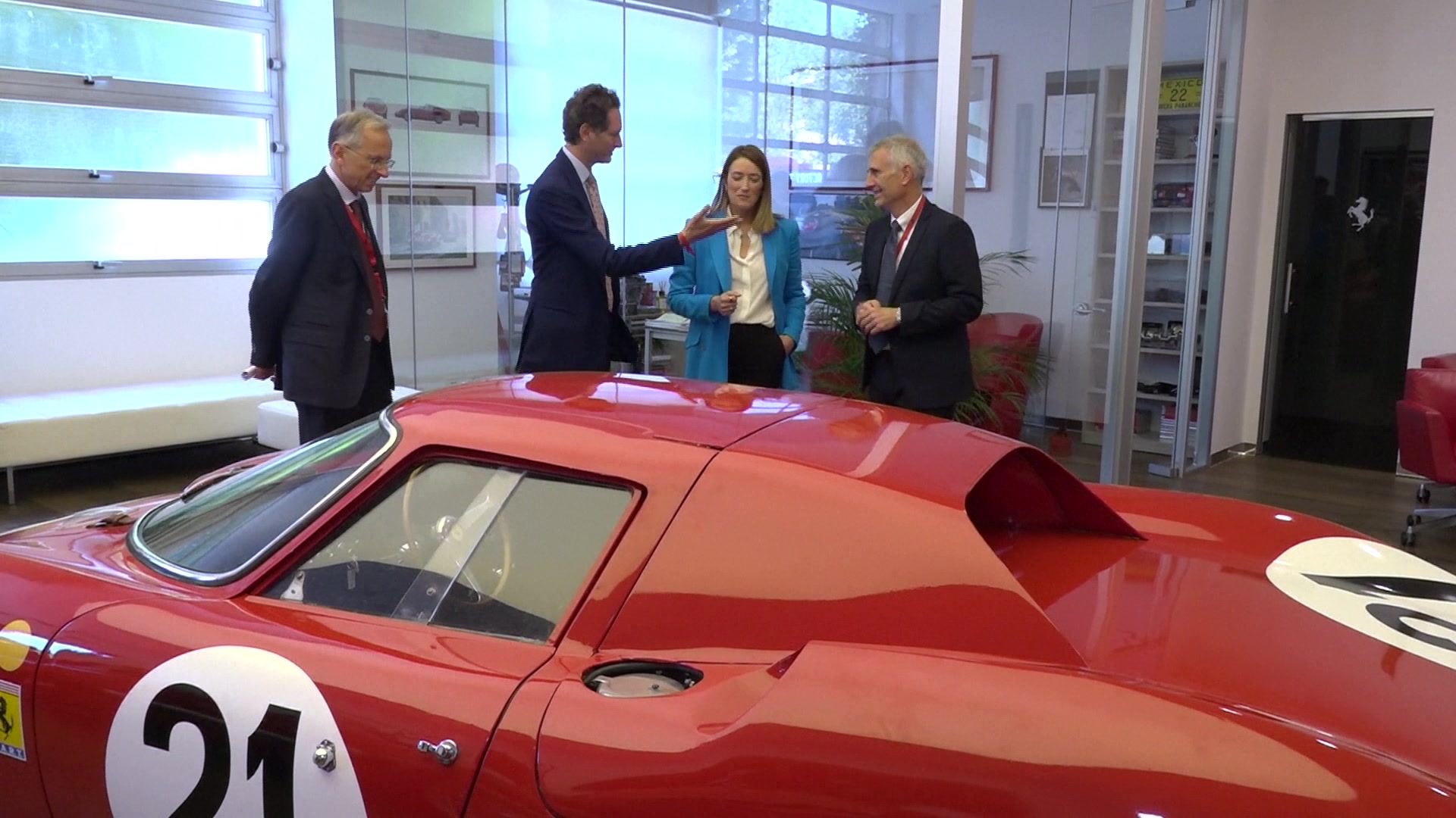 Official visit by Roberta METSOLA, EP President to Italy - Visit to Ferrari Maranello Factory: extracts